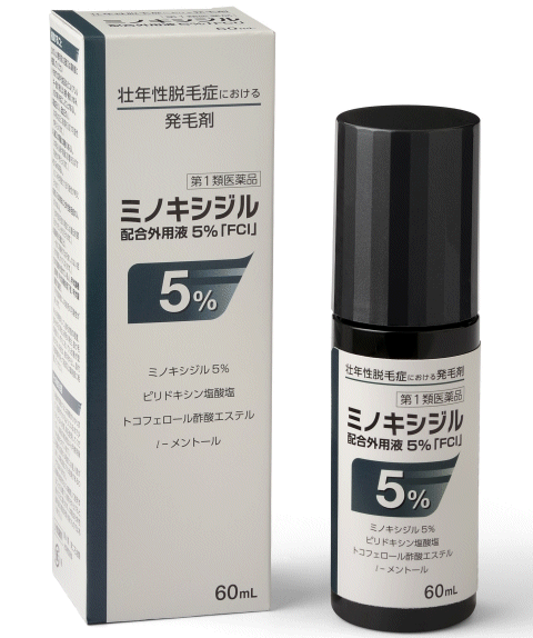 ミノキシジル ボトル外観・外箱
