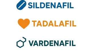 シルデナフィル、タダラフィル、バルデナフィル