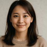 笑顔の女性