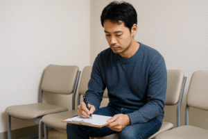 ED、AGA問診票の記入