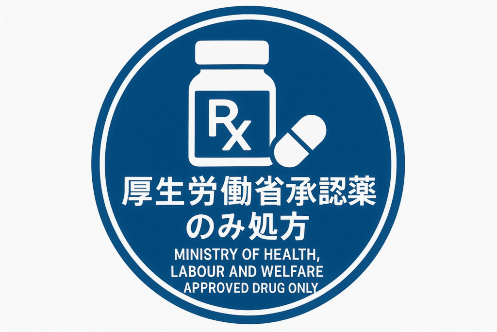 厚生労働省承認のバイアグラ、プロペシア、ミノキシジルなどの処方薬のみ