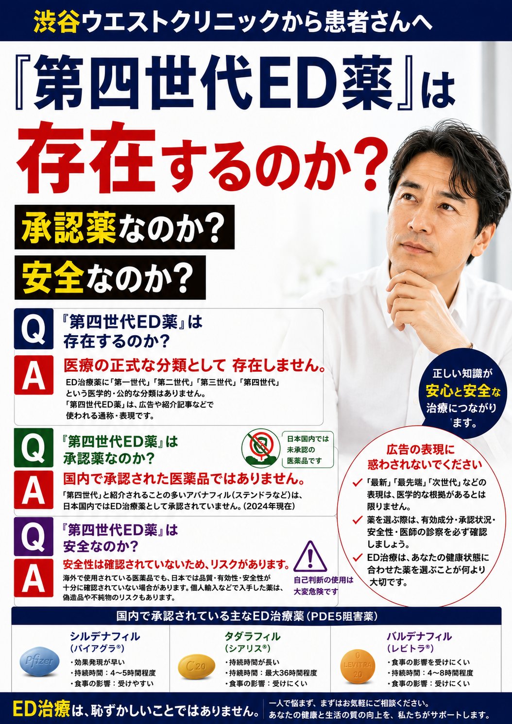 第四世代ED薬は存在するのか？