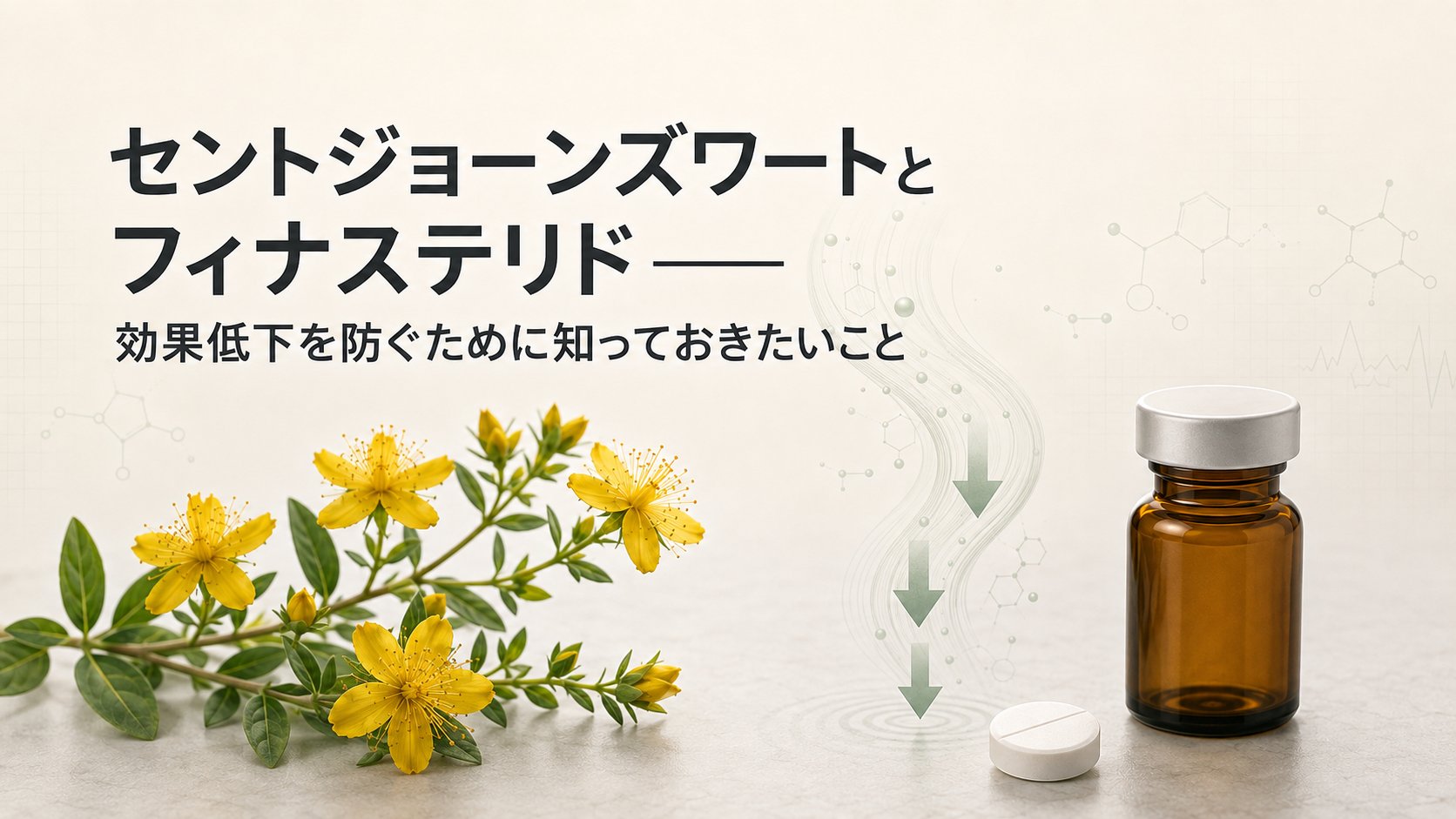 セントジョーンズワートとフィナステリド