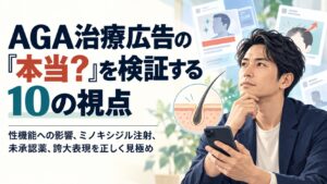 AGA治療広告の「本当?」を検証