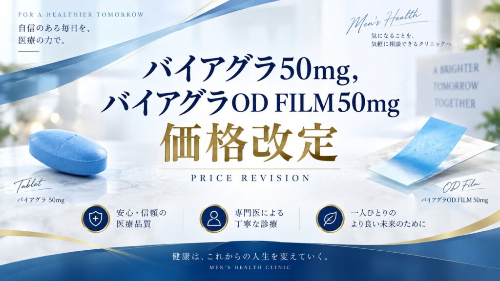 バイアグラ価格改定