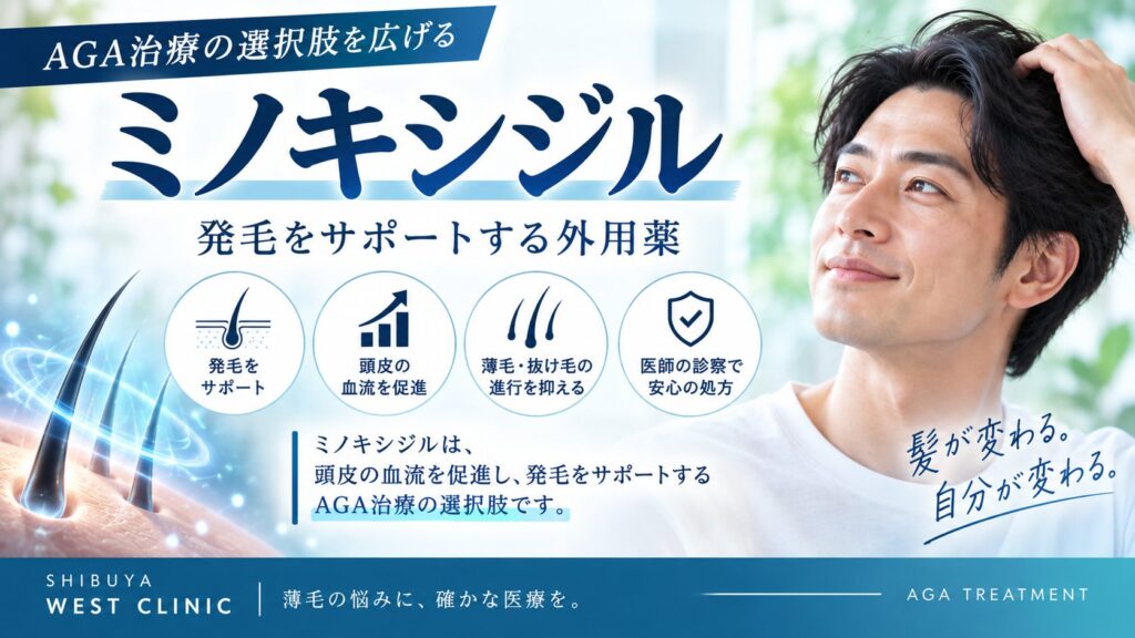 渋谷ウエストクリニックのミノキシジル